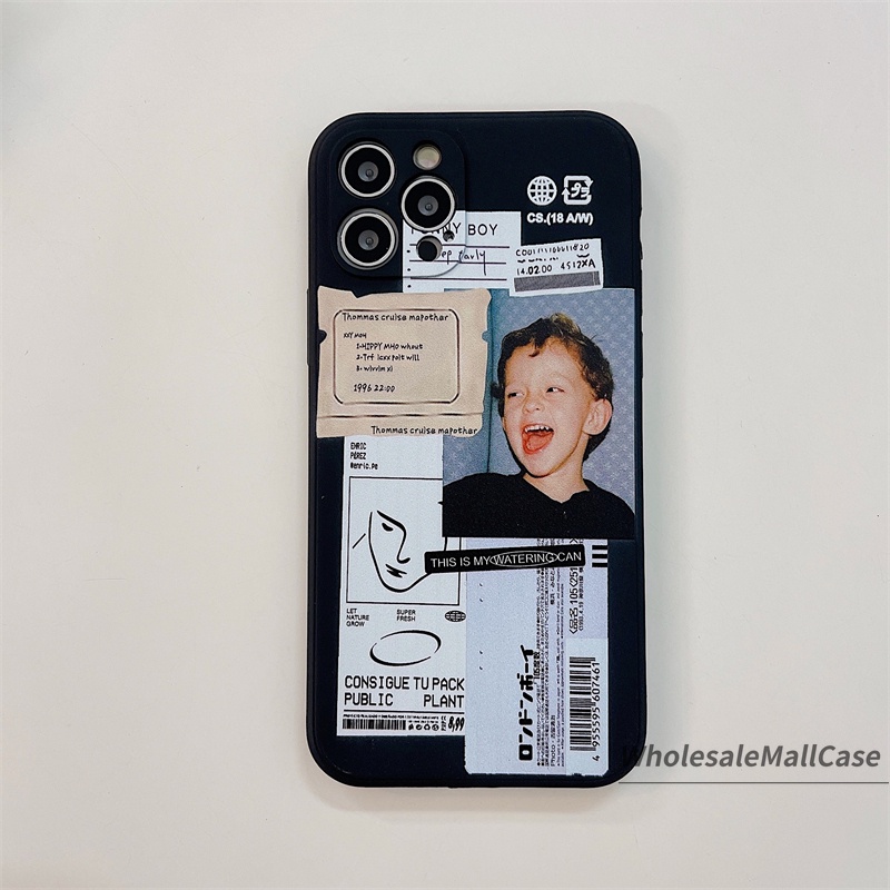 เคส ซิลิโคน Realme 5S 5 5i 6i C11 C20 C20 C15 C12 C11 2021 C21Y C25S C20A C17 7i C1 C2 C3 C3i Realme Narzo 20 10 Happy Boy Couple Shatter-resistant Mobile Phone Case #8