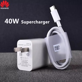 ชุดชาร์จHuawei Super Charge 40W สายชาร์จด่วน  TypeC 5A สำหรับ P30 P30Pro Mate20 Mate20X Mate20Pro