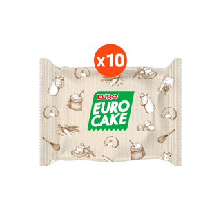 EURO CAKE ยูโร่เค้ก รสนมฮอกไกโด 30g กล่องละ 10 ชิ้น