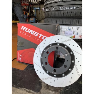 จานขยาย Runstop ตรงรุ่น Toyota Fortuner ตัวเก่า/ใหม่ ขนาด 350/365 mm สำหรับล้อ 18” ขึ้นไป