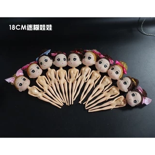 ตุ๊กตาเจ้าหญิงเปลือย สําหรับตกแต่งเค้ก ขนาด 18 ซม. 10 ชิ้นต่อชุด