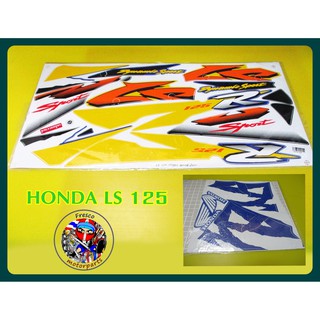สติกเกอร์ชุด HONDA LS 125- ปี 2001 ติดรถสีน้ำเงิน