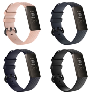 Fitbit Charge 3 charge 4 สายนาฬิกาข้อมือซิลิโคนสําหรับ Fitbit Charge3 / Charge4 strap