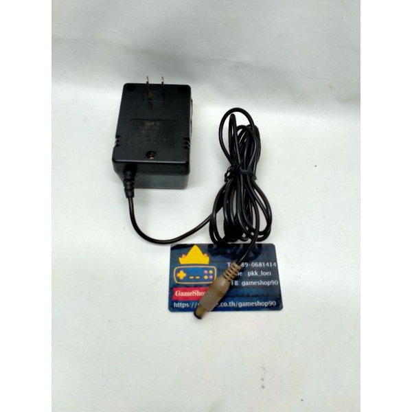 หม้อแปลง Snes แท้  ไฟไทย หรือ Adaptor Snes แท้ไฟไทย แบบหัวเข็ม ของ Super Famicom โซนอเมริกา หรือ Sup