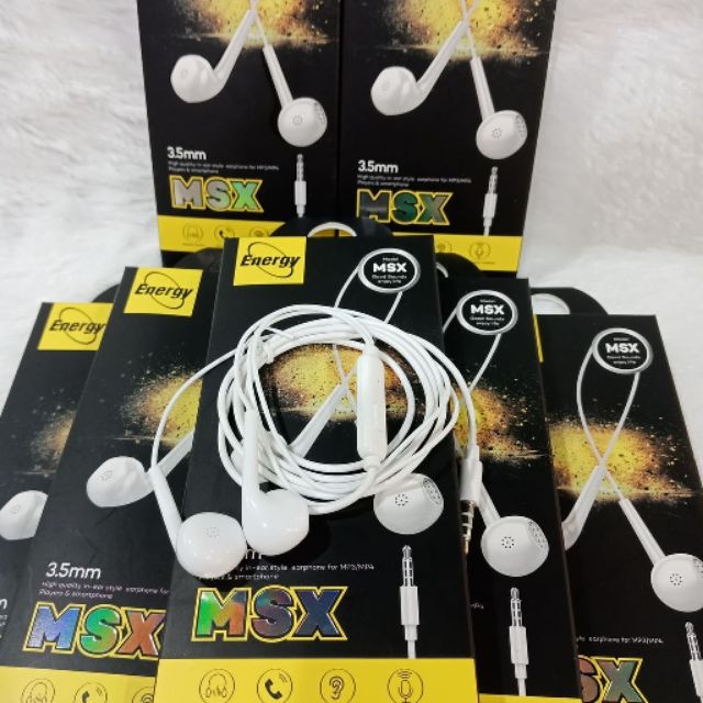 หูฟัง energy รุ่นmsx