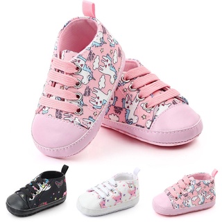 Cute Baby Girl Shoes Toddler Non-Slip Carvas Flats Shoes Cotton Newborn Anti Slip Sandals 0-18 Months