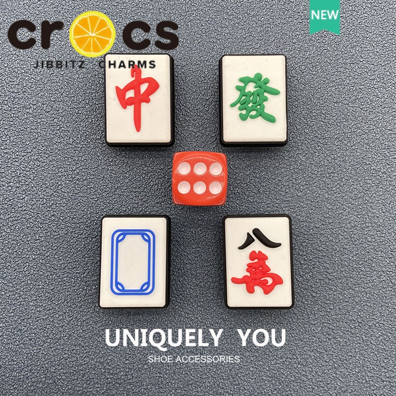 JIBBITZ Crocs charms ตัวติดรองเท้า ลูกเต๋า3D ตัวติดรองเท้า Crocs