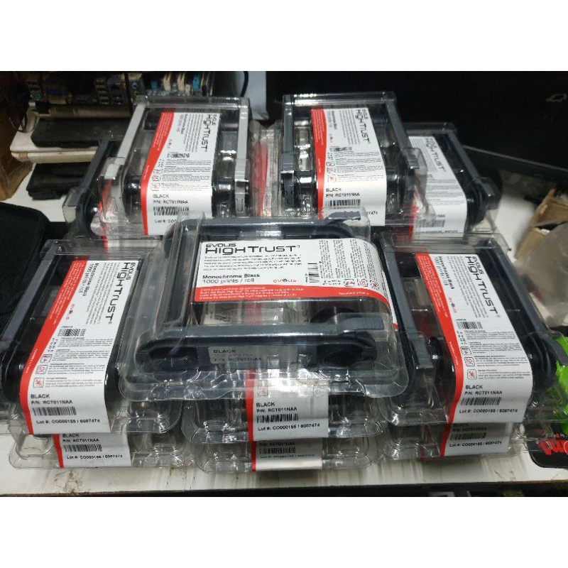 ขาย Evolis RCT011NAA หมึกดำสำหรับเครื่องพิมพ์บัตร Evolis Primacy พิมพ์ได้ 1000 ใบต่อม้วน ของแท้
