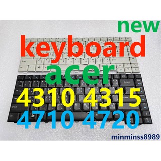 KEYBOARD ACER 4710 คีย์บอร์ด Acer Aspire 4310 4315 4320 4510 4520 4710 4720 4730 ไทย-อังกฤษ สีดำสีขาว