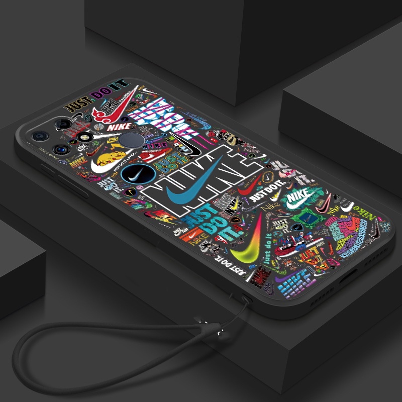 ปลอกRealme 8 5G 10 Q5 Pro 5G Q3S 7 C33 XT X2 X2 Pro C31 GT2 Pro GT Masterอินเทรนด์ยี่ห้อโลโก้กันกระแ