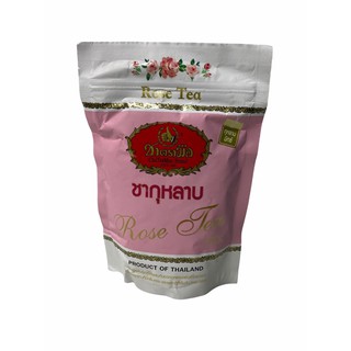 ชากุหลาบ ชาตรามือ ROSE TEA 150g แพคสีชมพู่ 1แพค/บรรจุ 150g ราคาพิเศษ สินค้าพร้อมส่ง!!