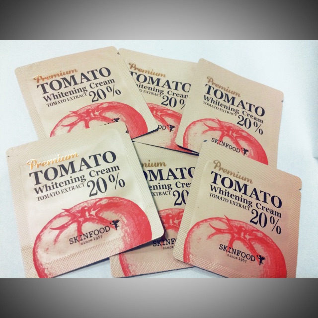 tomato whitening cream -tomato extract 20% #skinfood