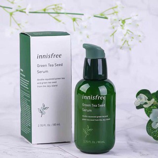 ส่งทันที：Innisfree Green tea seed serum [2022 New Packaging] 80ml