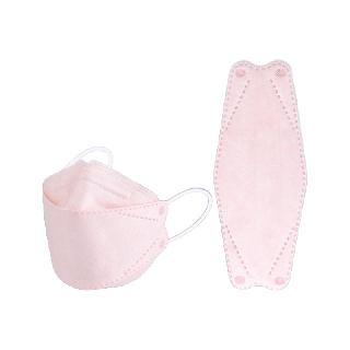 โปรโมชั่น : 😷3D Mask Kf94 "สีชมพูพีช" หน้ากากอนามัย หนา 4ชั้น 10ชิ้นแพ็ค