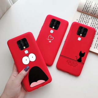 Tecno Camon 16 Ce7J เคสโทรศัพท์ เนื้อแมตต์ Tpu เจลลี่ เคสลายการ์ตูนน่ารัก เคสซิลิโคนนิ่ม