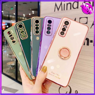 เคส Vivo Y20Sg Y20S Y20 เคส vivo Y12S Y20 Y20S Y20S Y12S เคส  เคสโทรศัพท์มือถือลายกล้องสําหรับ ที่เรียบง่ายและมีสไตล์พร้อมขาตั้ง