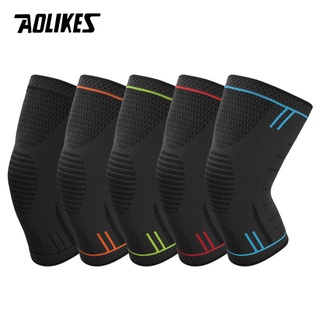 Aolikes สนับเข่า ระบายอากาศ ความยืดหยุ่นสูง สําหรับวิ่ง ฟิตเ…