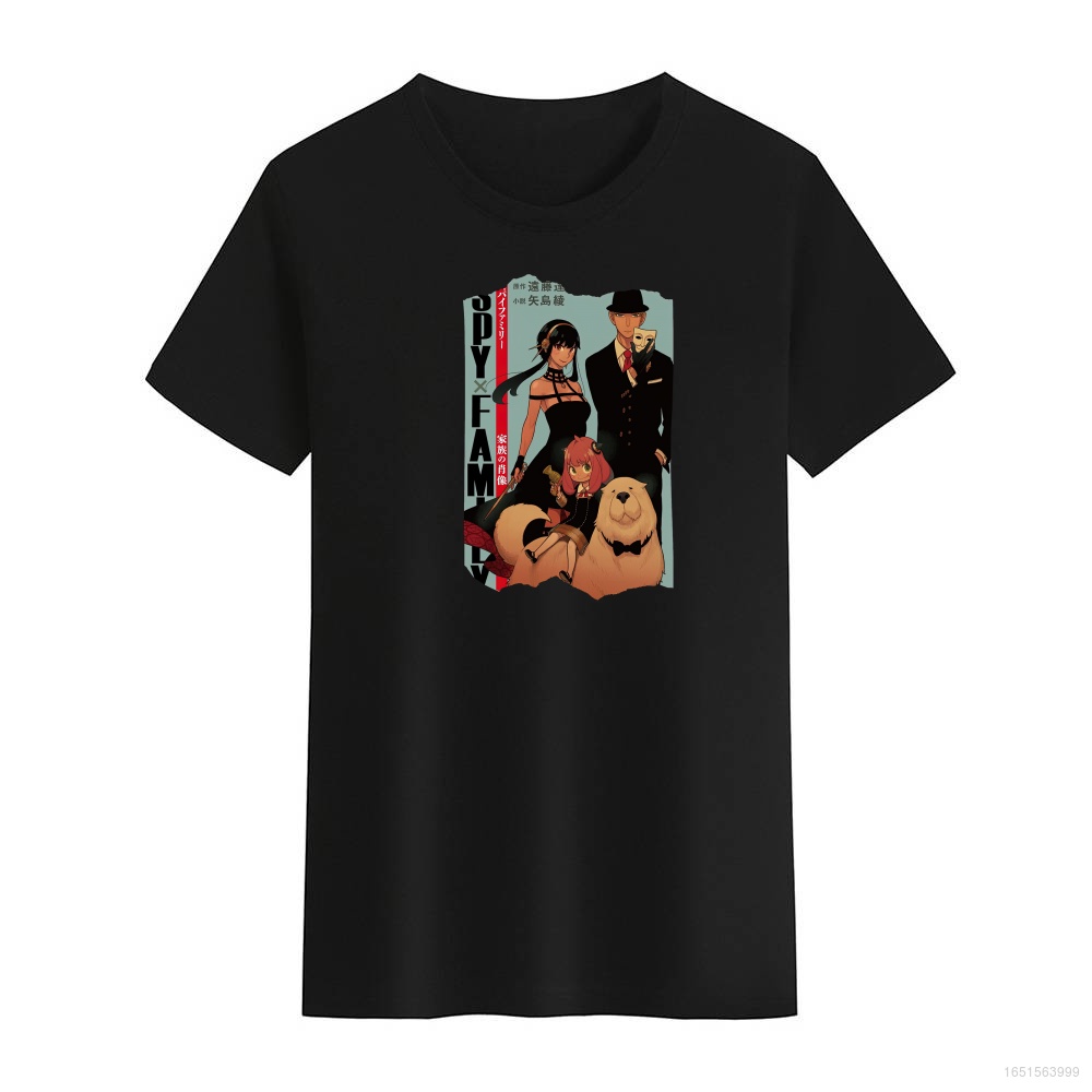 เสื้อยืดแขนสั้น คอกลม พิมพ์ลายคอสเพลย์ CSP Spy x Family Anya Smug Yor พลัสไซซ์ แฟชั่นสําหรับชาย และห