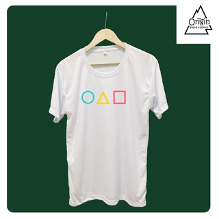เสื้อยืด Squid Game เนื้อผ้าใส่สบาย