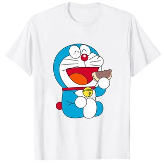 เสื้อยืดผ้าฝ้ายพรีเมี่ยม เสื้อยืด พิมพ์ลาย Doraemon Nobita Nobi Dorayaki Dorami Monster Strike สําหรับผู้ชาย