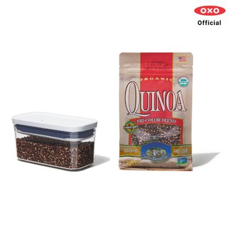 OXO กล่องถนอมอาหาร สี่เหลี่ยมผืนผ้า ขนาดบาง 0.4 ลิตร l POP Container Slim Rectangle Mini 0.4 L ของแท้ 100%