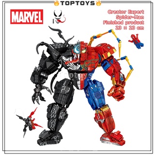 [TOPTOYS] 816-pcs K076139 โมเดลตัวต่อ ซูเปอร์ฮีโร่ มาร์เวล สไปเดอร์แมน เวนอมสไปเดอร์ DIY ของเล่นสําหรับเด็ก