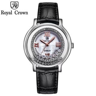 Royal Crown นาฬิกาสำหรับผู้หญิง แบรนด์เนมอันดับหนึ่งด้านจิวเวลรี่ ของแท้ 100% มีประกัน 1 ปี กันน้ำ 100%