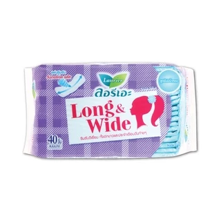 Laurier Panty Liners Daily Active Extra Long and Wide Natural Clean 40pcs.