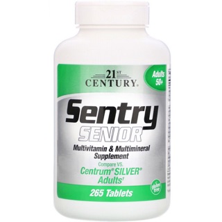 ✨pre order💫🇺🇸 21st Century, Sentry Senior, Multivitamin &amp; Multimineral Supplement, Adults 50+, 220&amp;265 Tablets