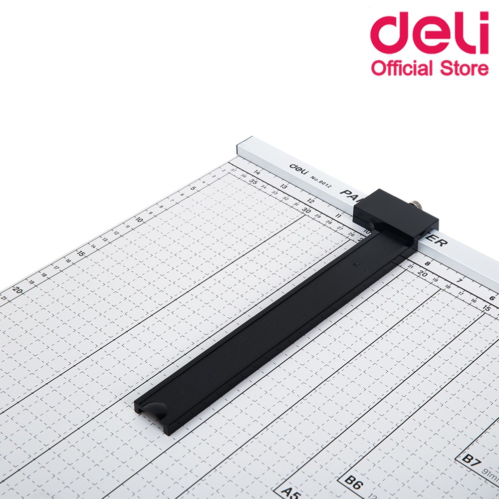 Deli 8012 Lever Paper Trimmer แท่นเหล็กตัดกระดาษ ขนาด A3 (460 x 380mm ...
