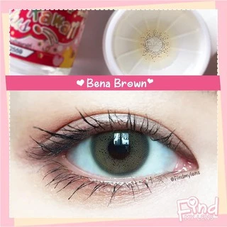 คอนแทคเลนส์🌈Bena🌈 Brown (Kitty Kawaii) ขนาดกลาง💖