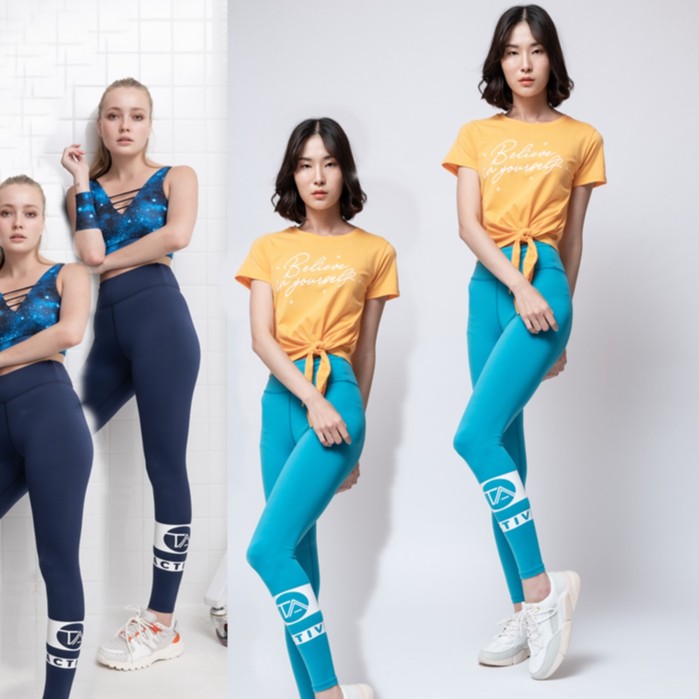 ชุดออกกำลังกาย TA ACTIVE TA LOGO LEGGING กางเกงเลคกิ้ง กางเกงออกกำลังกาย ลดกระหน่ำ
