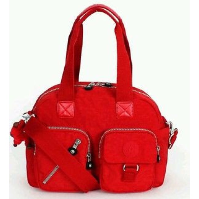 Kipling รุ่น Defea-Handbag-HB6855-Color-611-Cherry-Red-NWT/172142245422