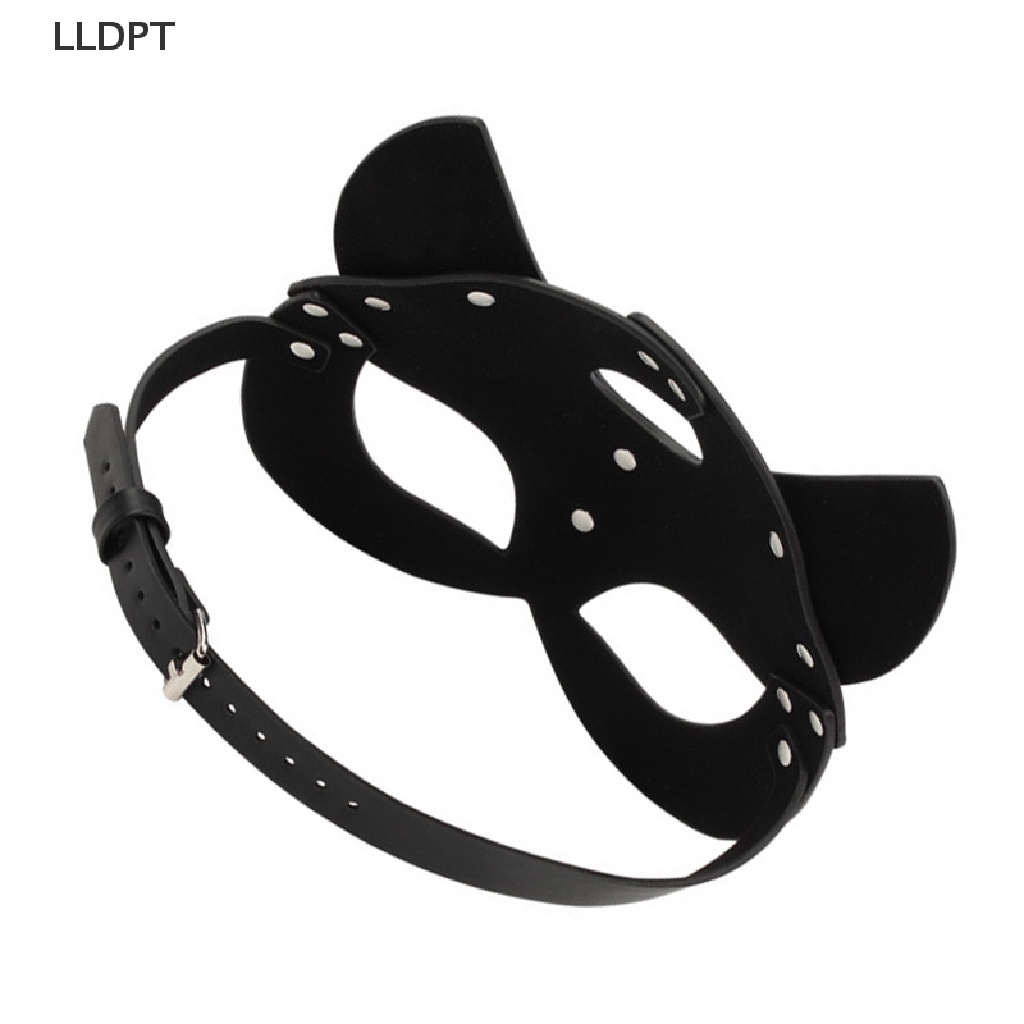 [lldpt] Erotic Women Sexy Mask Half Face Fox Cosplay Leather Mask