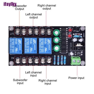 [Ifay] 300W แผ่นบอร์ดโมดูลขยายเสียงลําโพงดิจิตอล 2.1 Channel Relay Lky