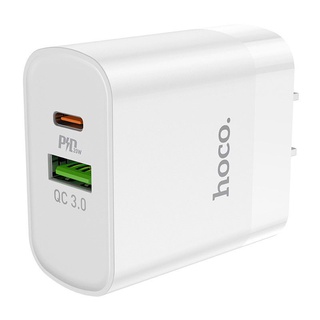 HOCO C80 ปลั๊กชาร์จพร้อมสายPD 20W Quick Charge 3.0 PD 3.0  สำหรับ Type-C to L