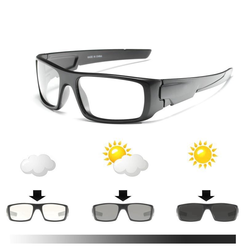 แว่นตากันแดดเลนส์ Polarized สำหรับผู้ชาย Photochromic