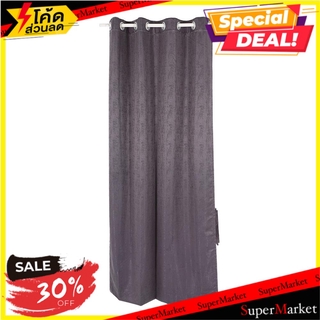 ผ้าม่าน EYELET HOME L&amp;S RIGO UV 140X250 ซม. สีเทา ผ้าม่านประตู EYELET CURTAIN HOME L&amp;S RIGO UV 140X250CM GRAY