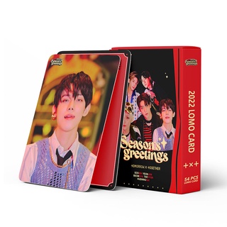 TXT 2022 SEASON S GREETINGS Photocard Album TXT FREEZE Lomo Card 54 ชิ้น/กล่อง