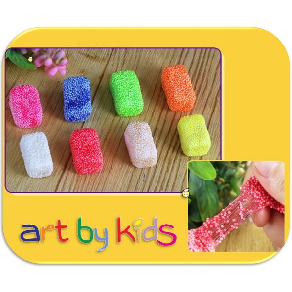 ดินโฟมสำหรับปั้น ระบายสี 8 สี เสริมพัฒนาการและความคิดสร้างสรรค์ - Foam Clay 8 color 36 g