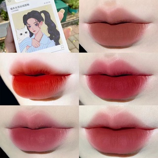 HERORANGE 5เซ็ต GIRL BOY Mirror Lip Lacquer Matte Velvet