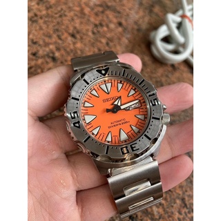 Seiko Monster Gen2 ส้ม รหัส Srp309