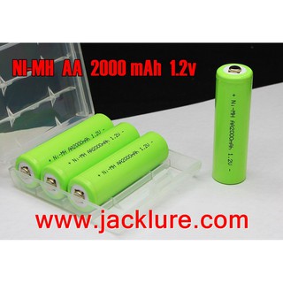 ถ่านนชาร์จ AA 1.2v  2000mAh