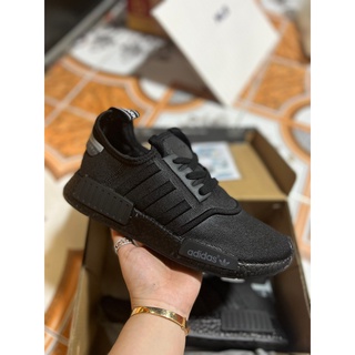 มีเก็บปลายทาง รองเท้าNMD รองเท้าผ้าใบดำล้วน รองเท้าผ้าใบใส่ทำงาน