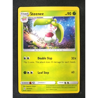 Steenee Stage 1 18/236 อมามาอิโกะ Pokemon Card (Normal) ภาษาอังกฤษ