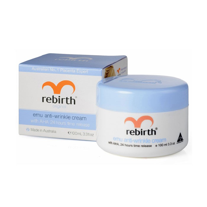 Rebirth Emu Anti-Wrinkle Cream With AHA 24 Hours Time Release 100ml