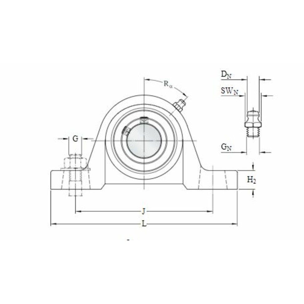 คุณภาพดีราคาถูก UCP207-20 ตลับลูกปืนตุ๊กตา UCP 207-20 Bearing Units ...