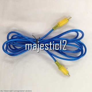 สายภาพกล้อง CCTV เครื่องเล่น โปรเจคเตอร์ กล้องถ่ายวิดีโอ ( Visual Cable with RCA male to male 1.5m. - 20m. )