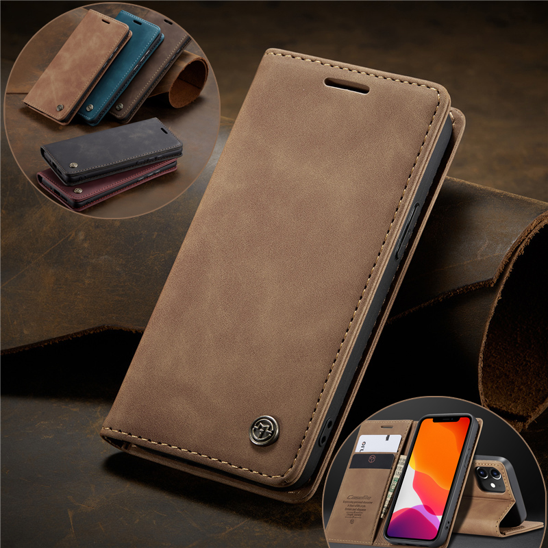 Retro Time Flip Leather Case Xiaomi 10T Lite Redmi Note 8 Note 9 Pro Max K30S Ultra 5Gเคสโทรศัพท์