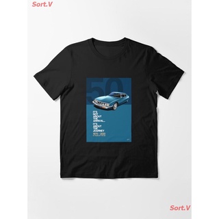 CAR Citroen SM 50th Anniversary Illustration Essential T-Shirt เสื้อยืดพิมพ์ลาย เสื้อยืดโลโก้รถ